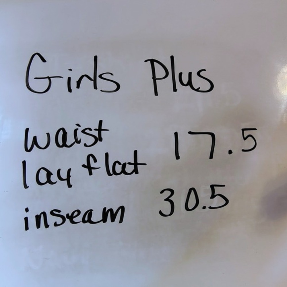 IZOD Girls Plus Schoolwear Pants Stain Repellent Adjustable Khaki Size 18 1/2 - Picture 10 of 10